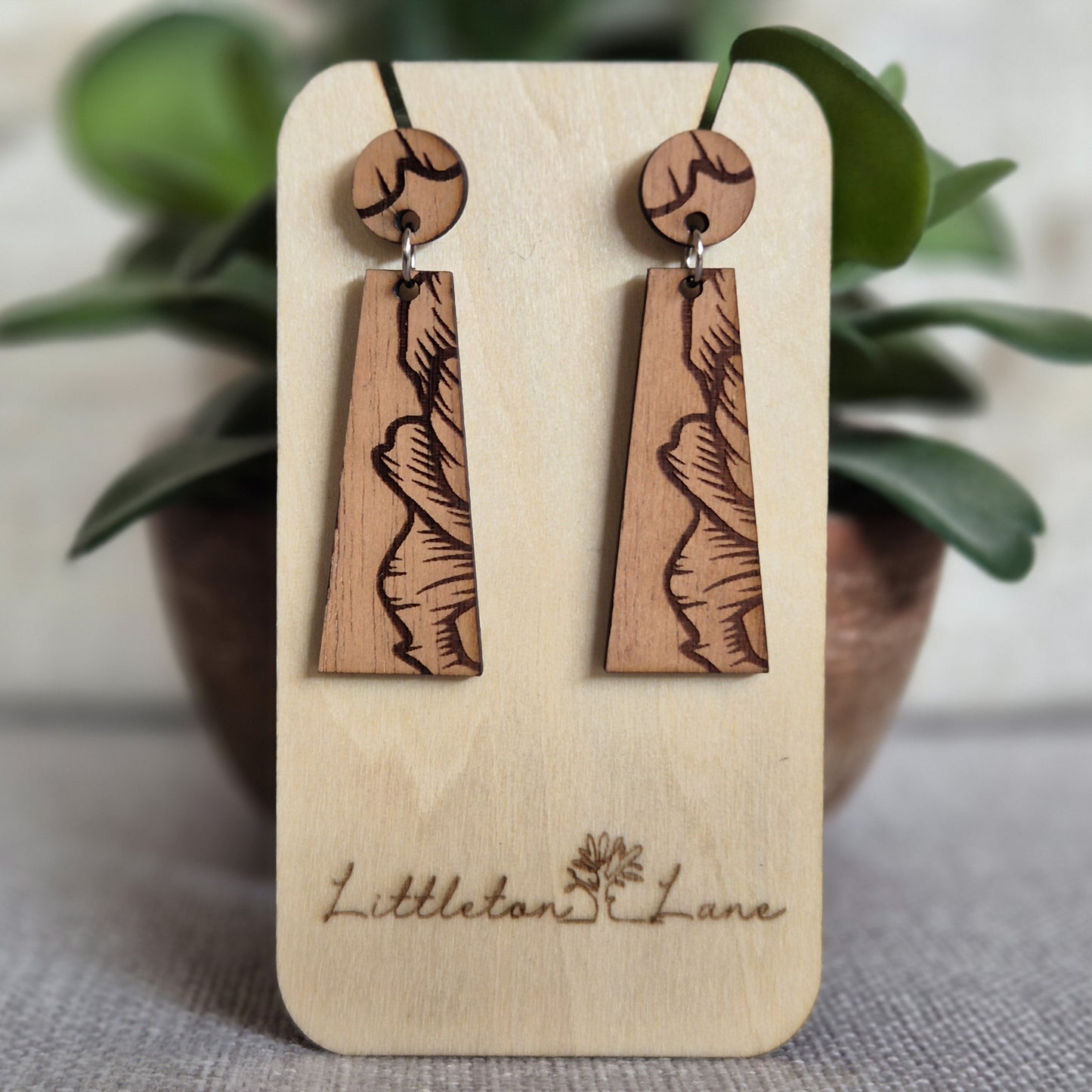 Floral Stud Drops