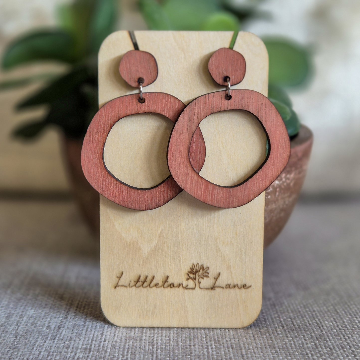 Made to Match Earrings (Basswood base)