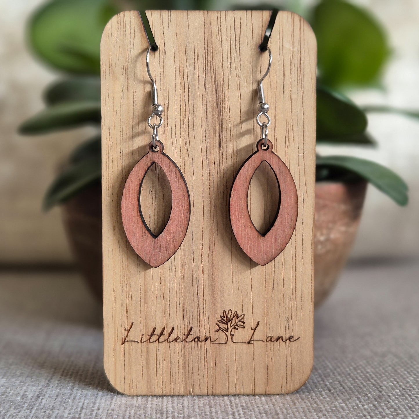 Made to Match Earrings (Basswood base)