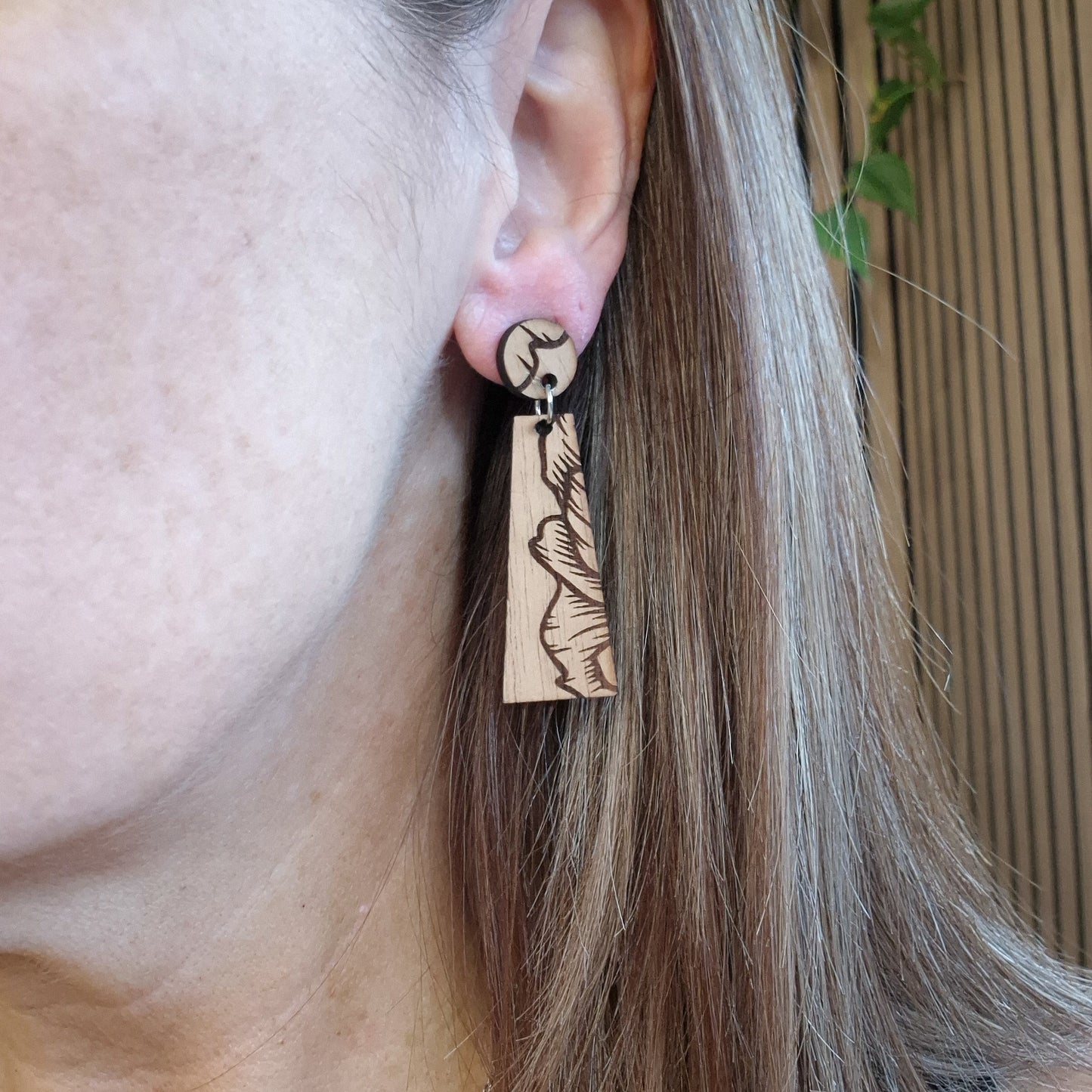 Floral Stud Drops
