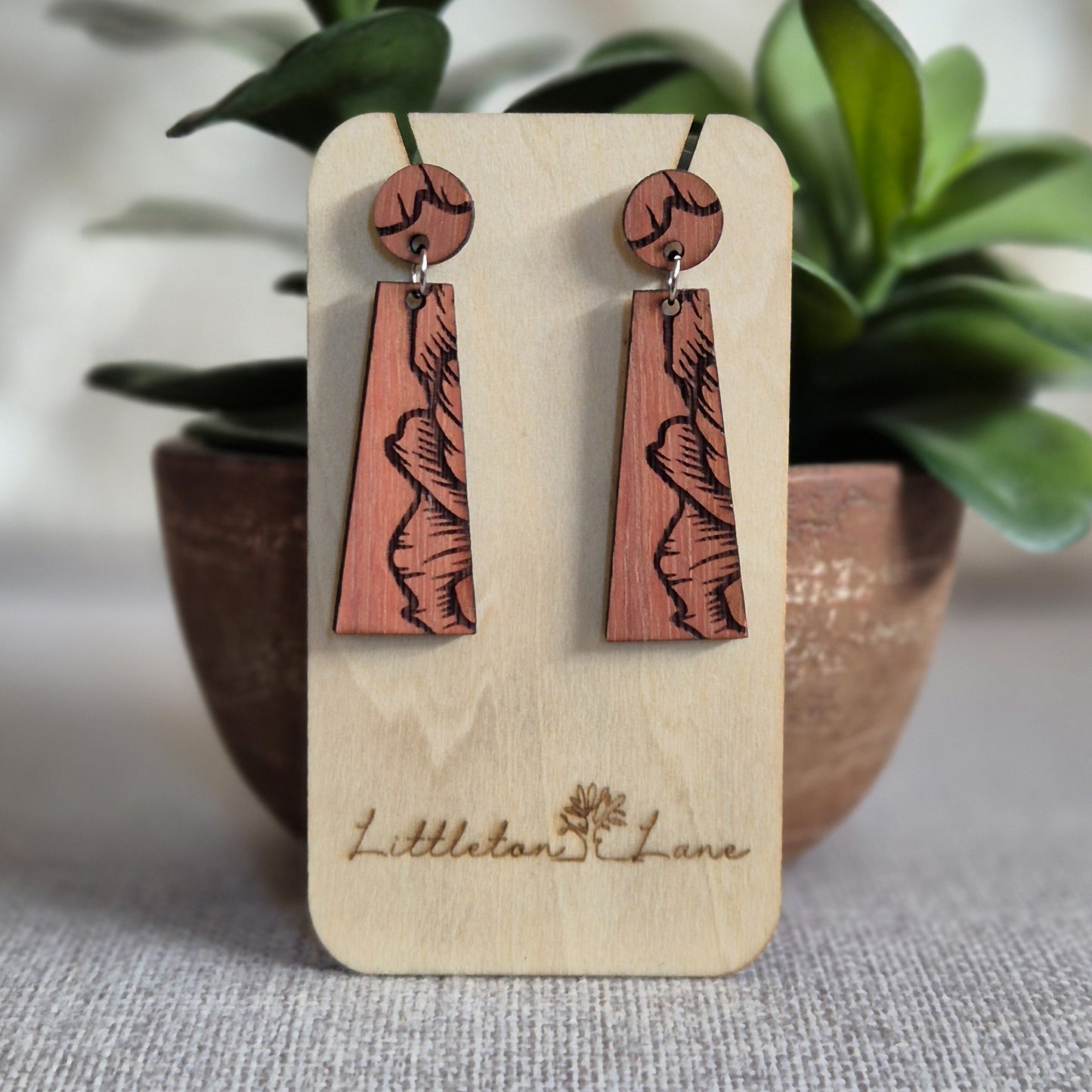 Floral Stud Drops