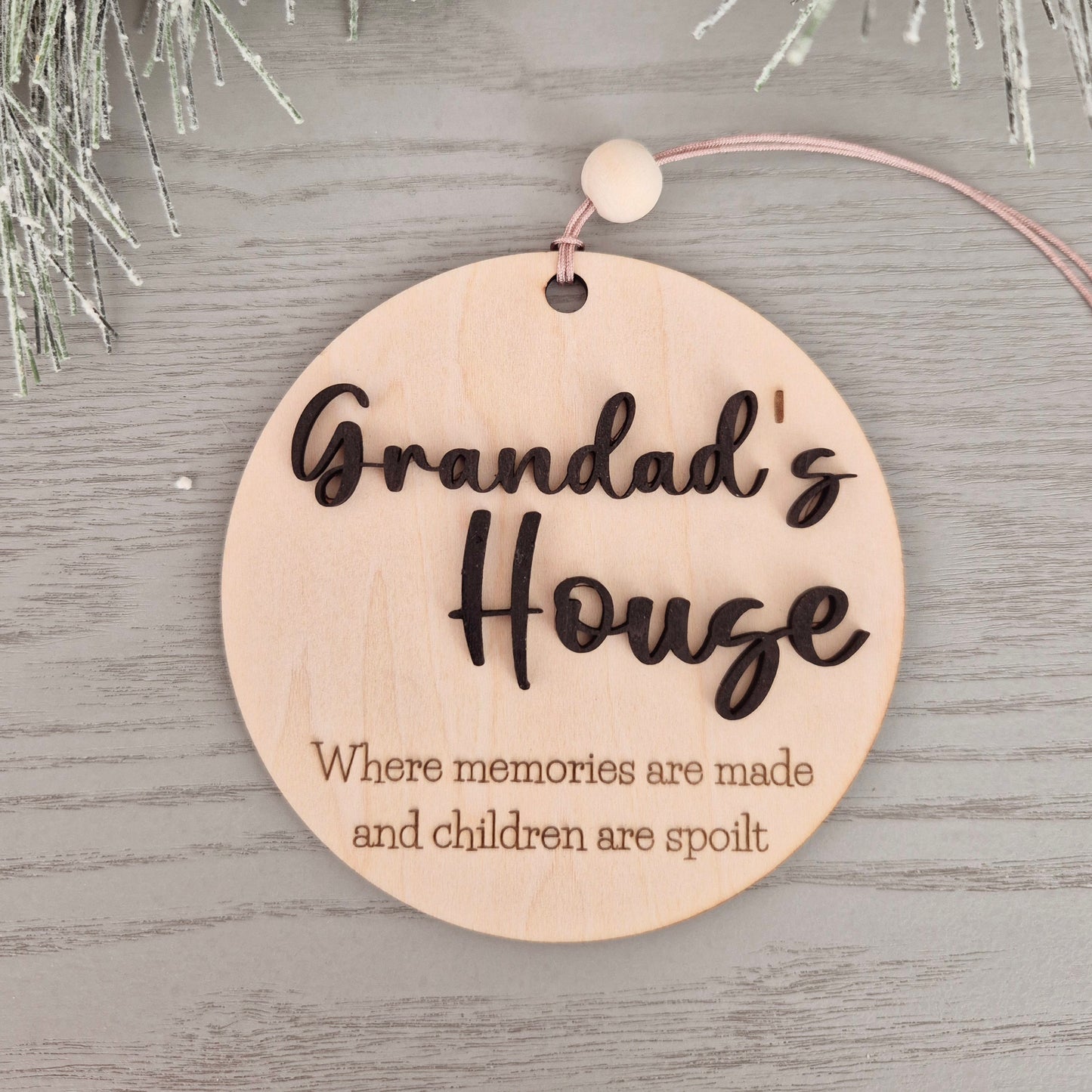Grandad's House Ornament