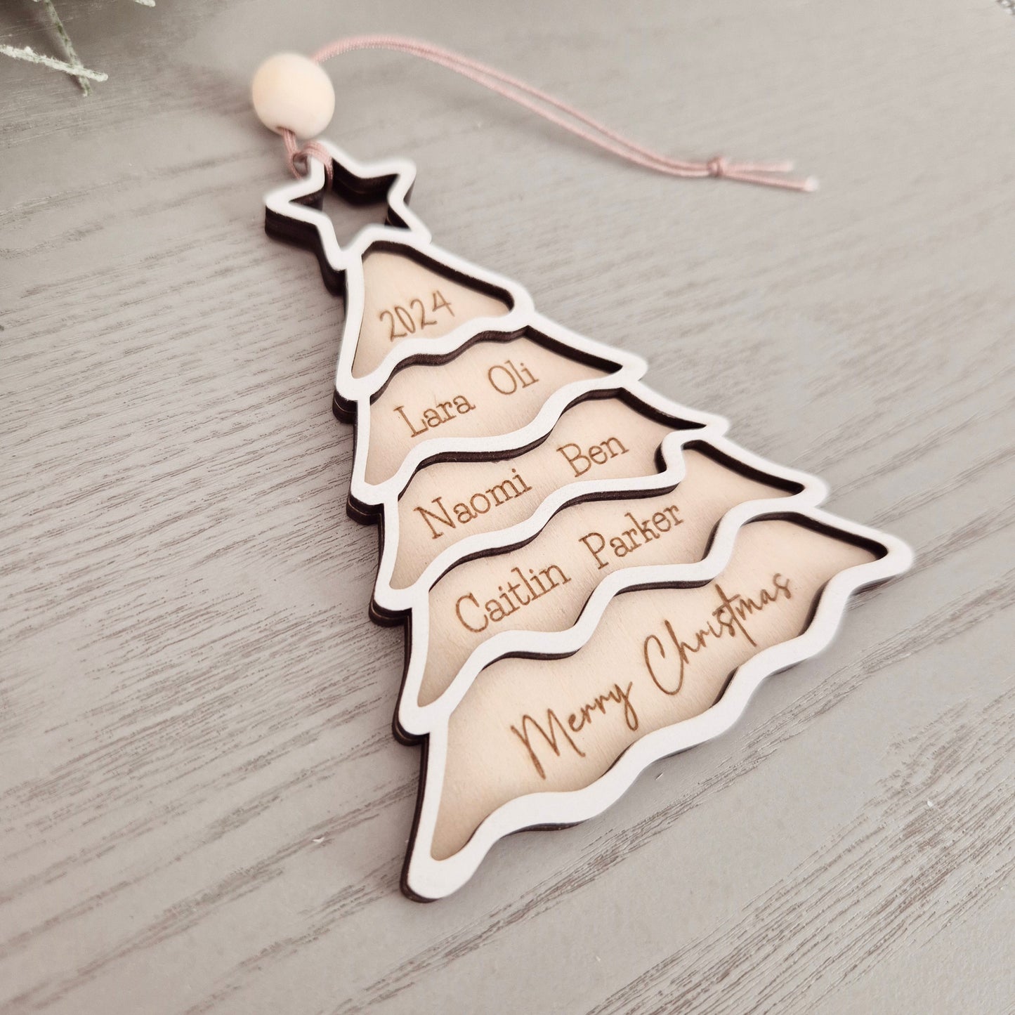 Personalised Family Tree Ornament