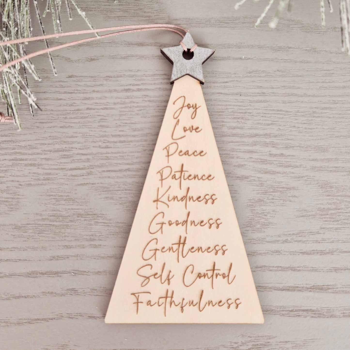Fruits of the Spirit Christmas Tree Ornament