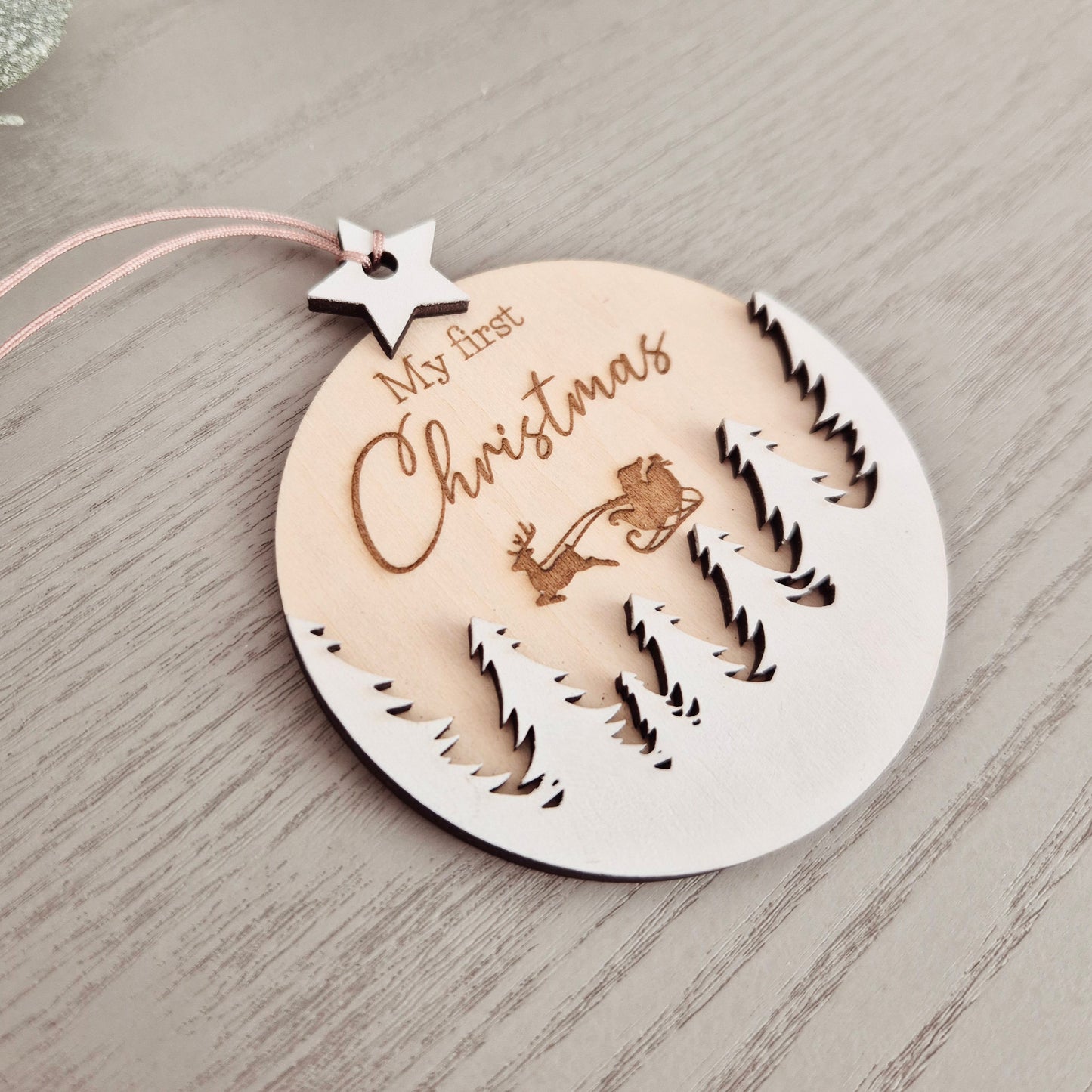 My First Christmas Ornament (trees)