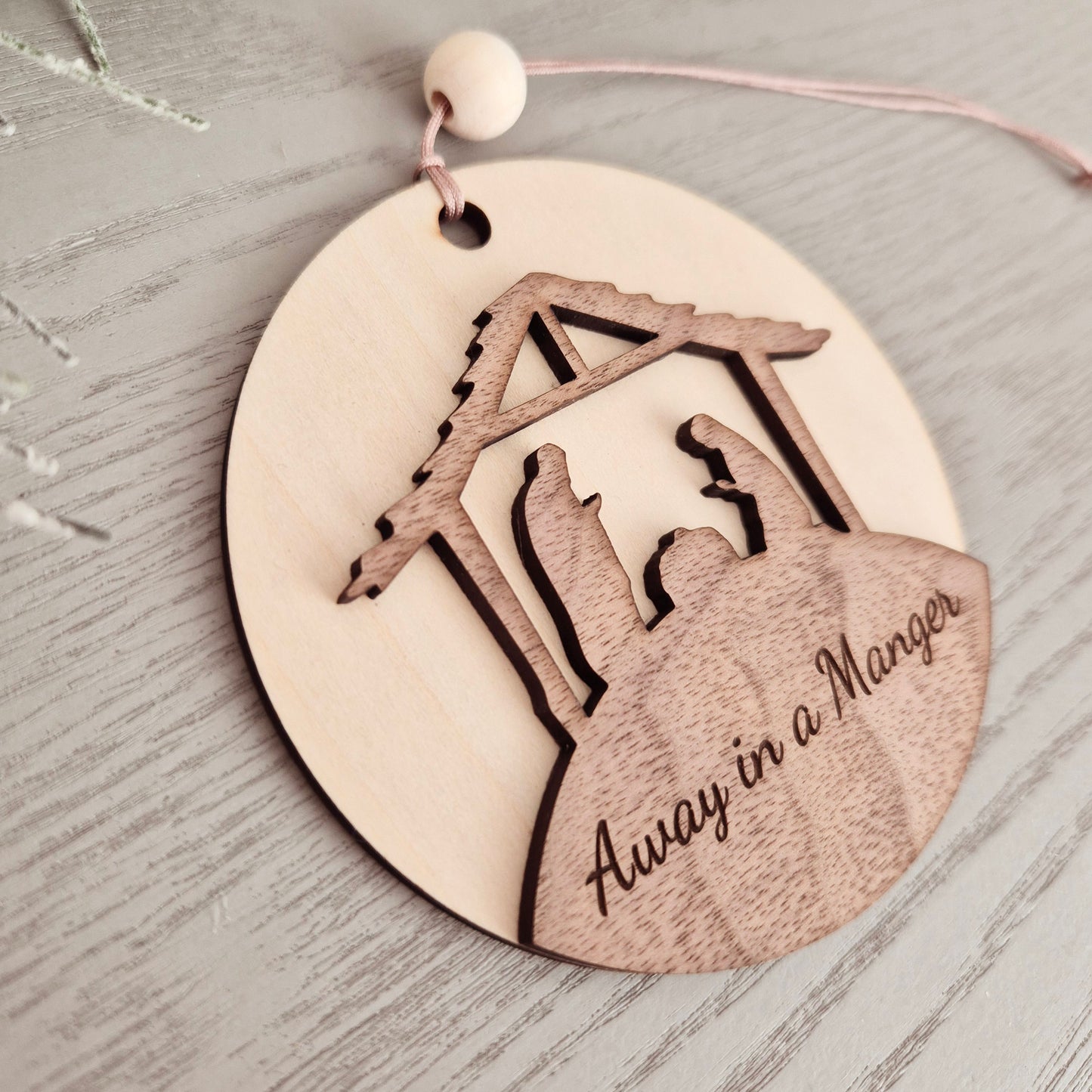 Away In A Manger Ornament