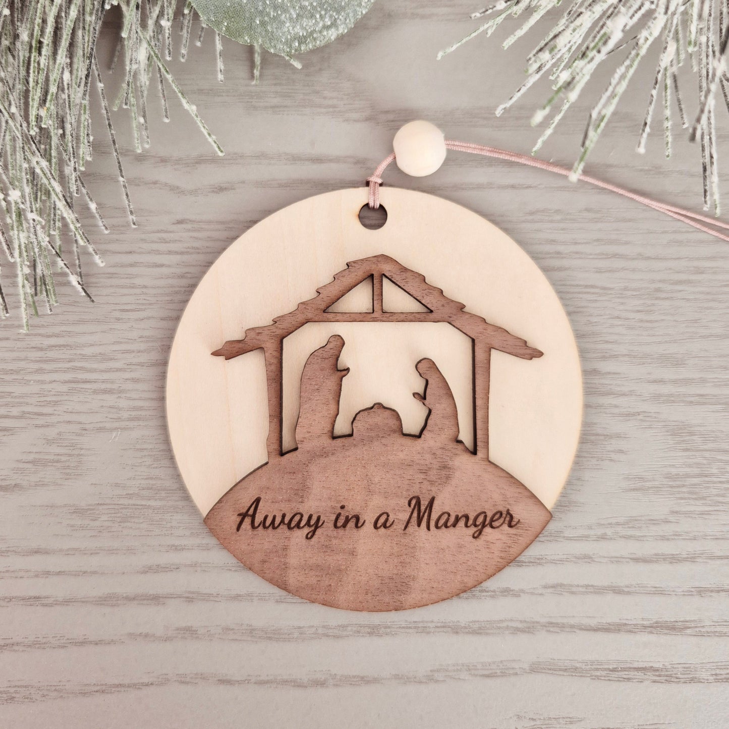 Away In A Manger Ornament