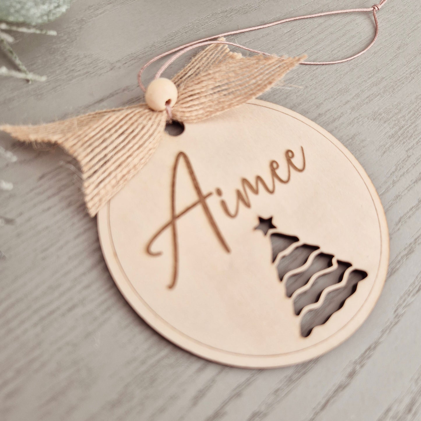 Personalised Christmas Tree Ornament