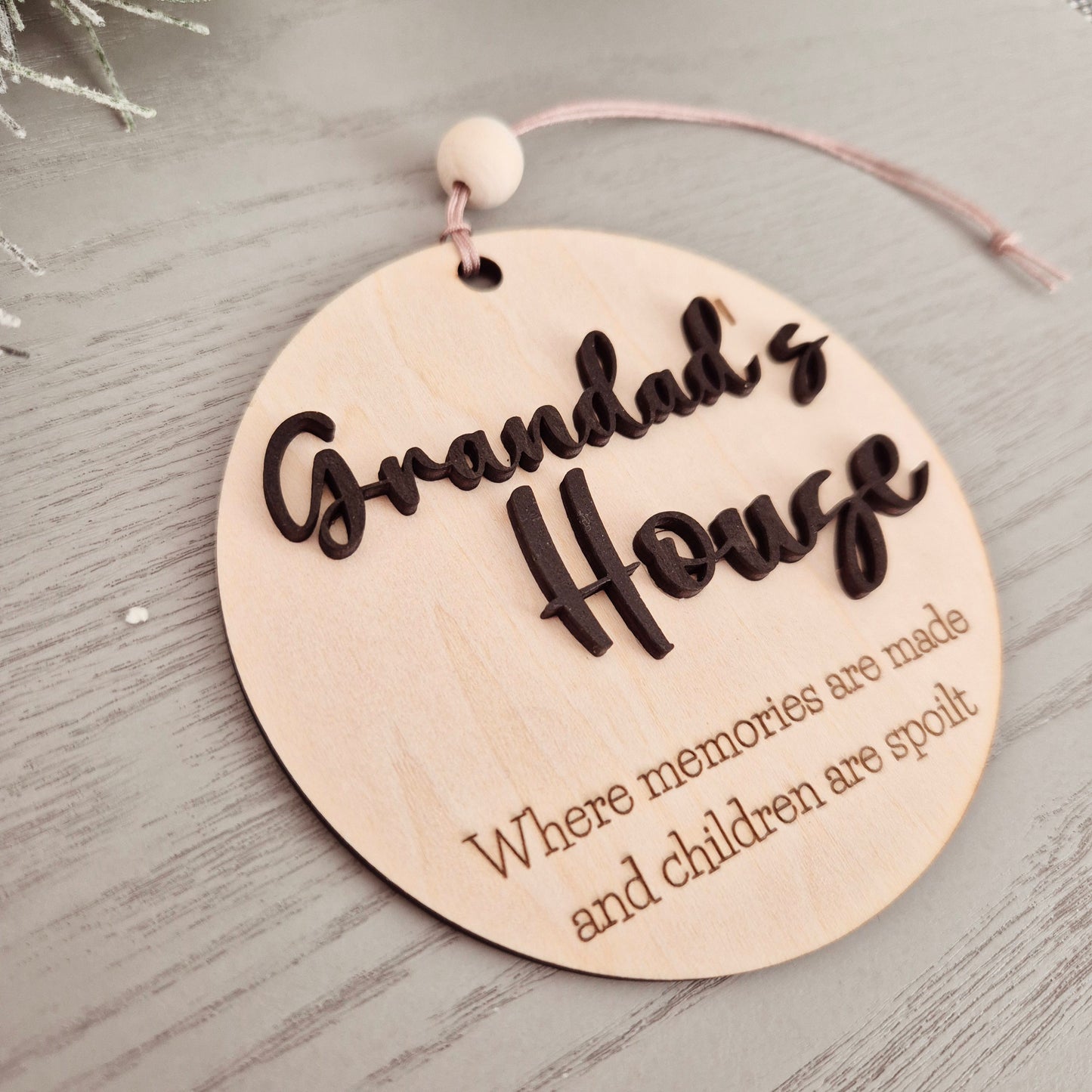 Grandad's House Ornament