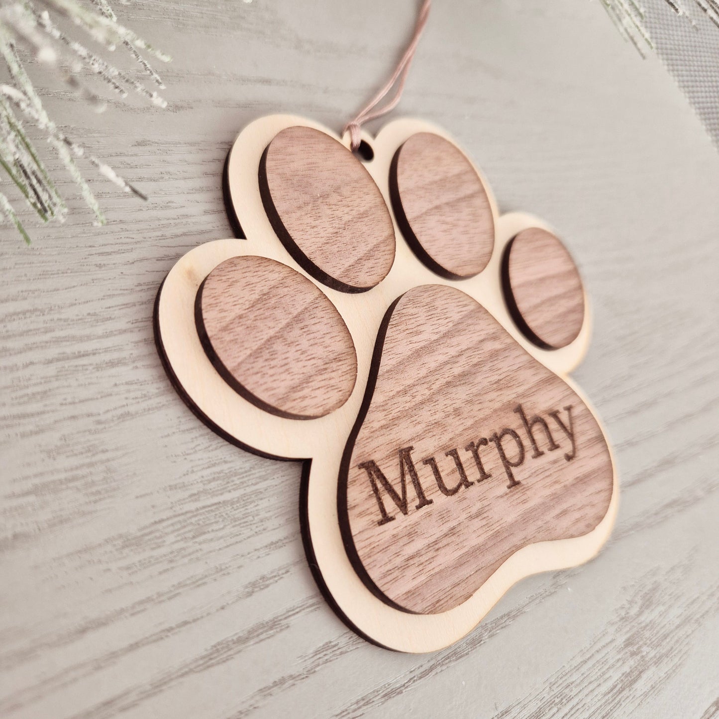 Dog Paw Ornament