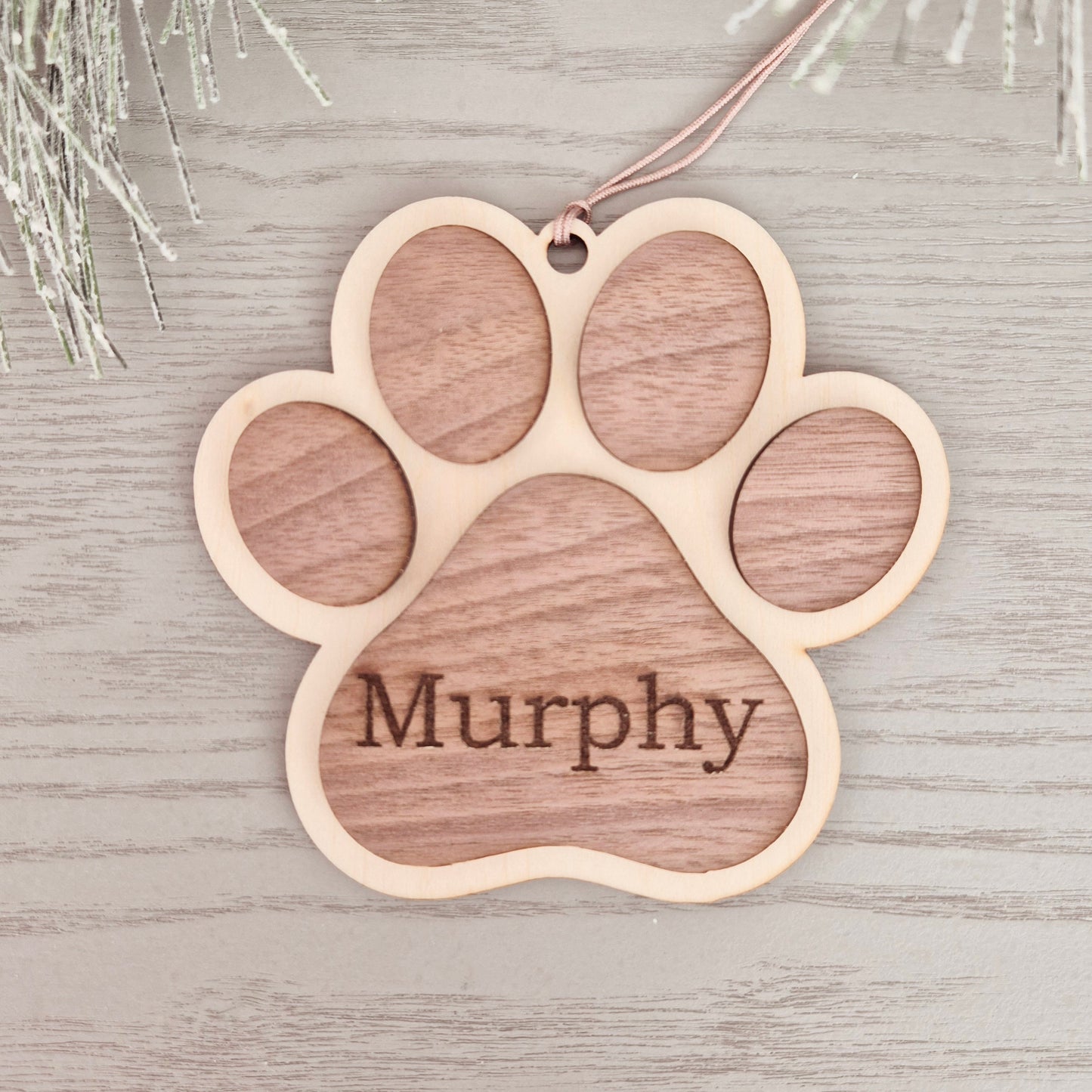Dog Paw Ornament