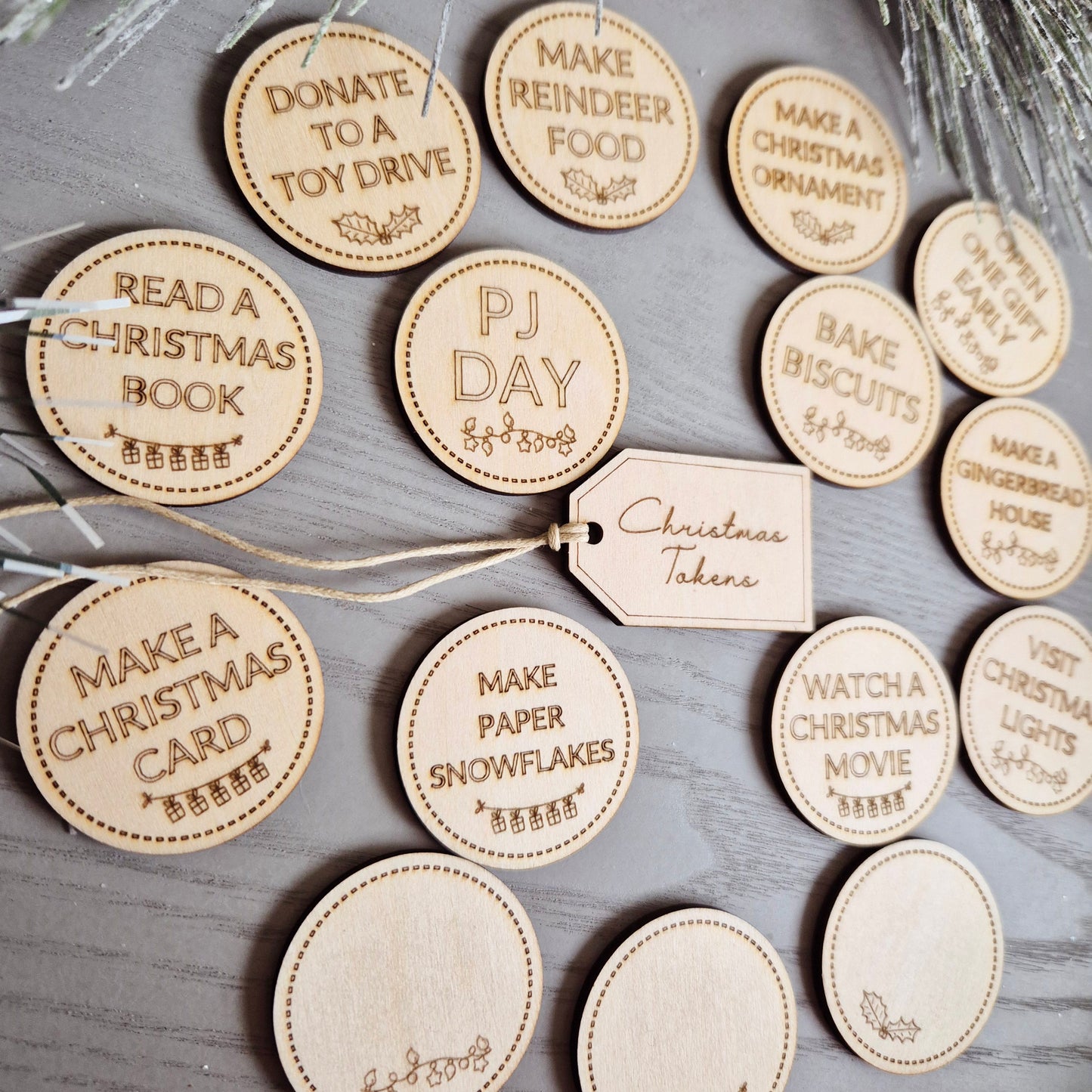 Christmas Activity Tokens