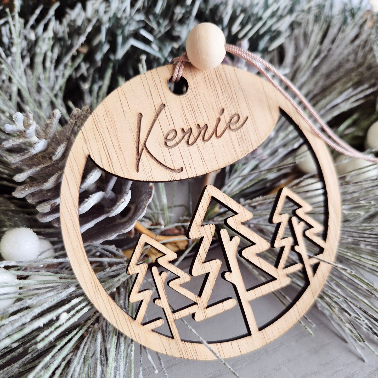 Personalised Round Tree Ornament