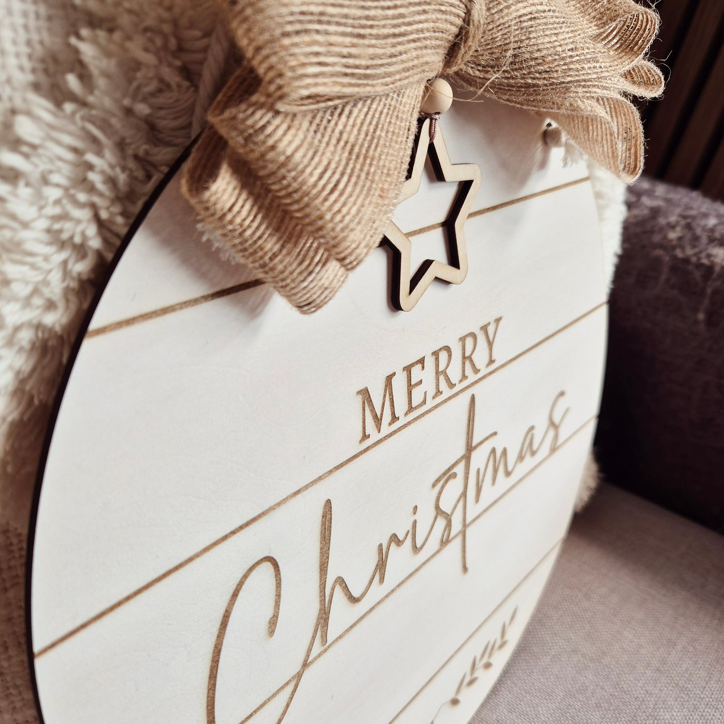 Shiplap Merry Christmas Sign (option to personalise)