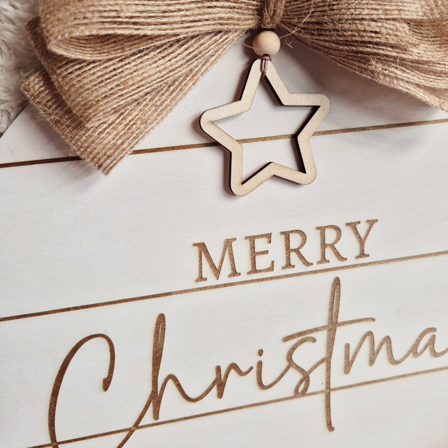 Shiplap Merry Christmas Sign (option to personalise)