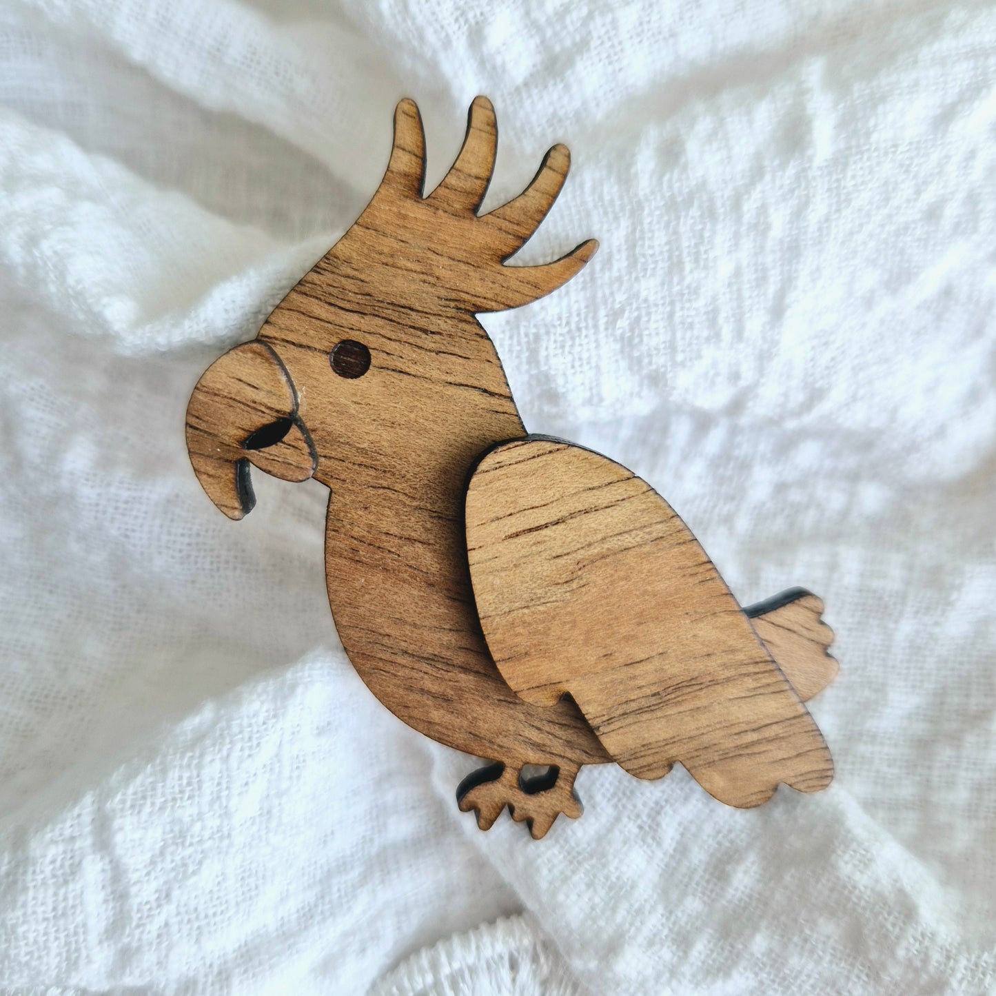 Cockatoo Brooch
