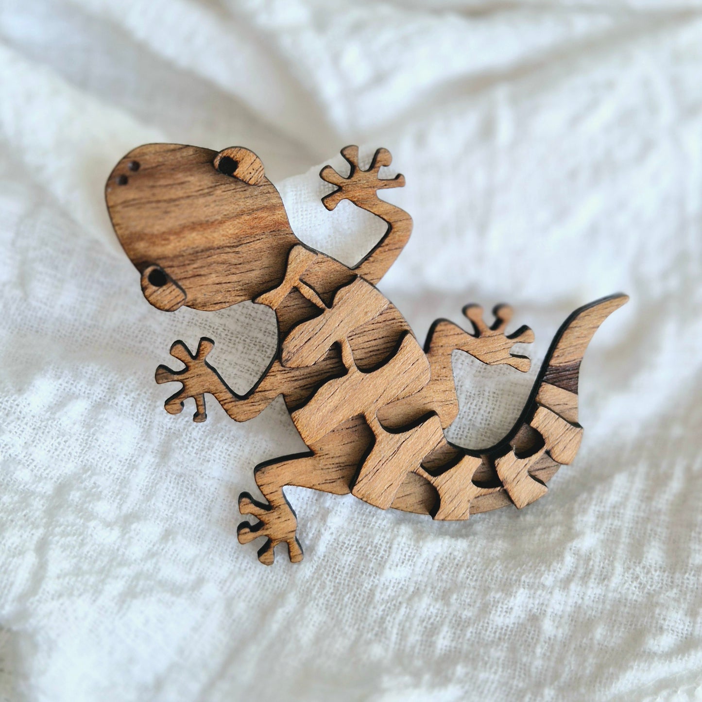 Gecko Brooch