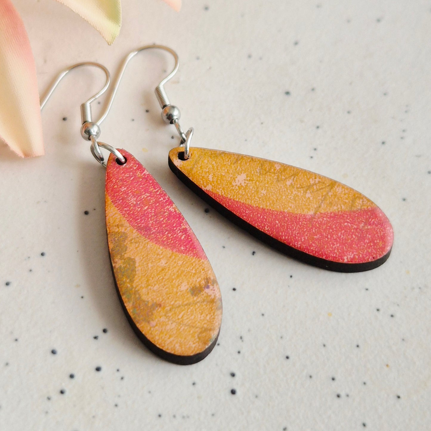 Gel Plate Droplets (peach)