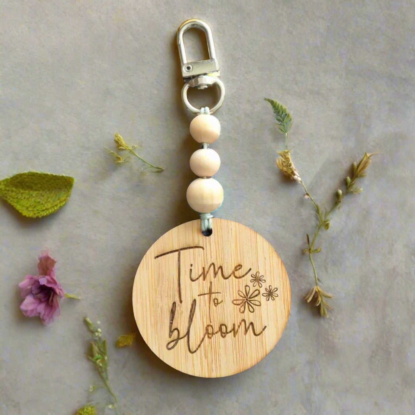 'Time to Bloom' Bag Charm