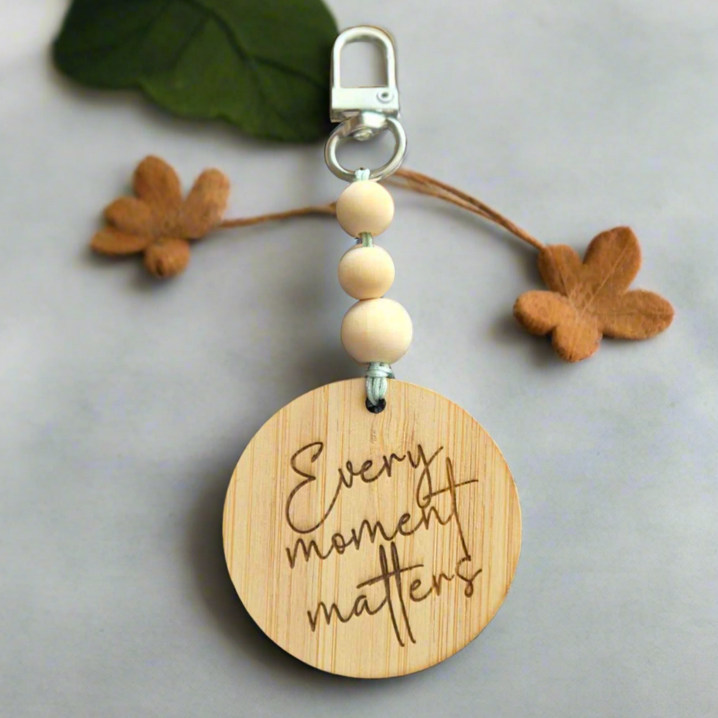 'Every Moment Matters' Bag Charm