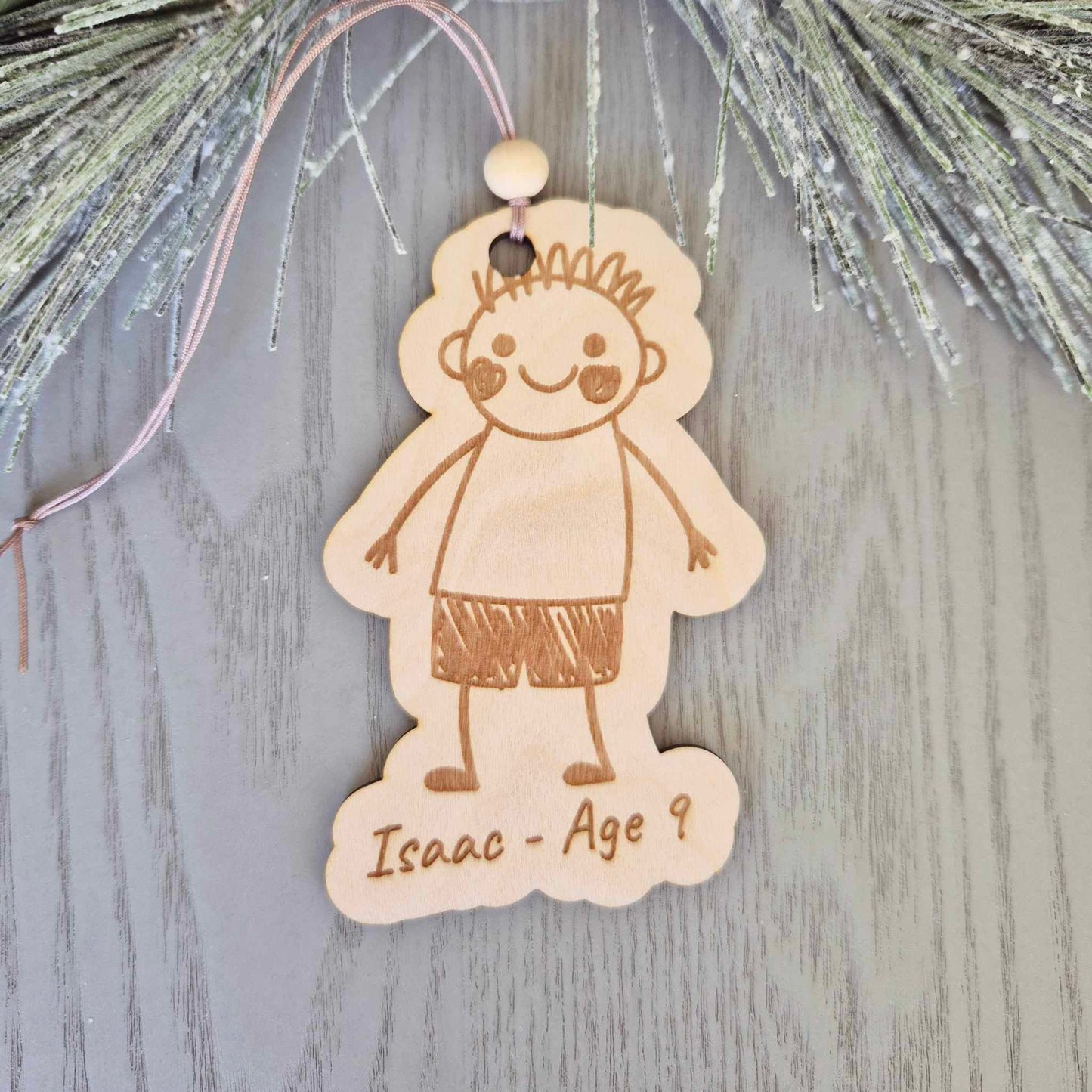 Personalised Your Child's Drawing Ornament
