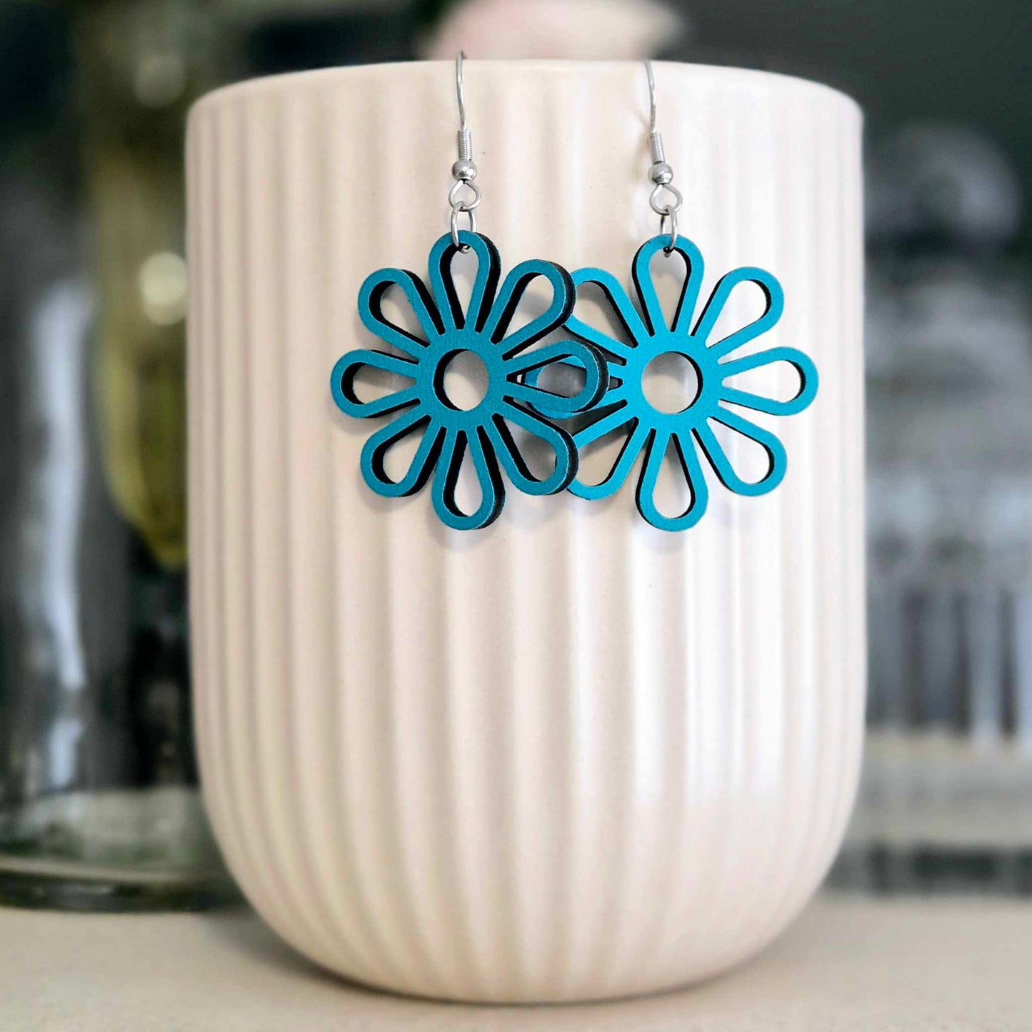 Aqua Daisy Drops