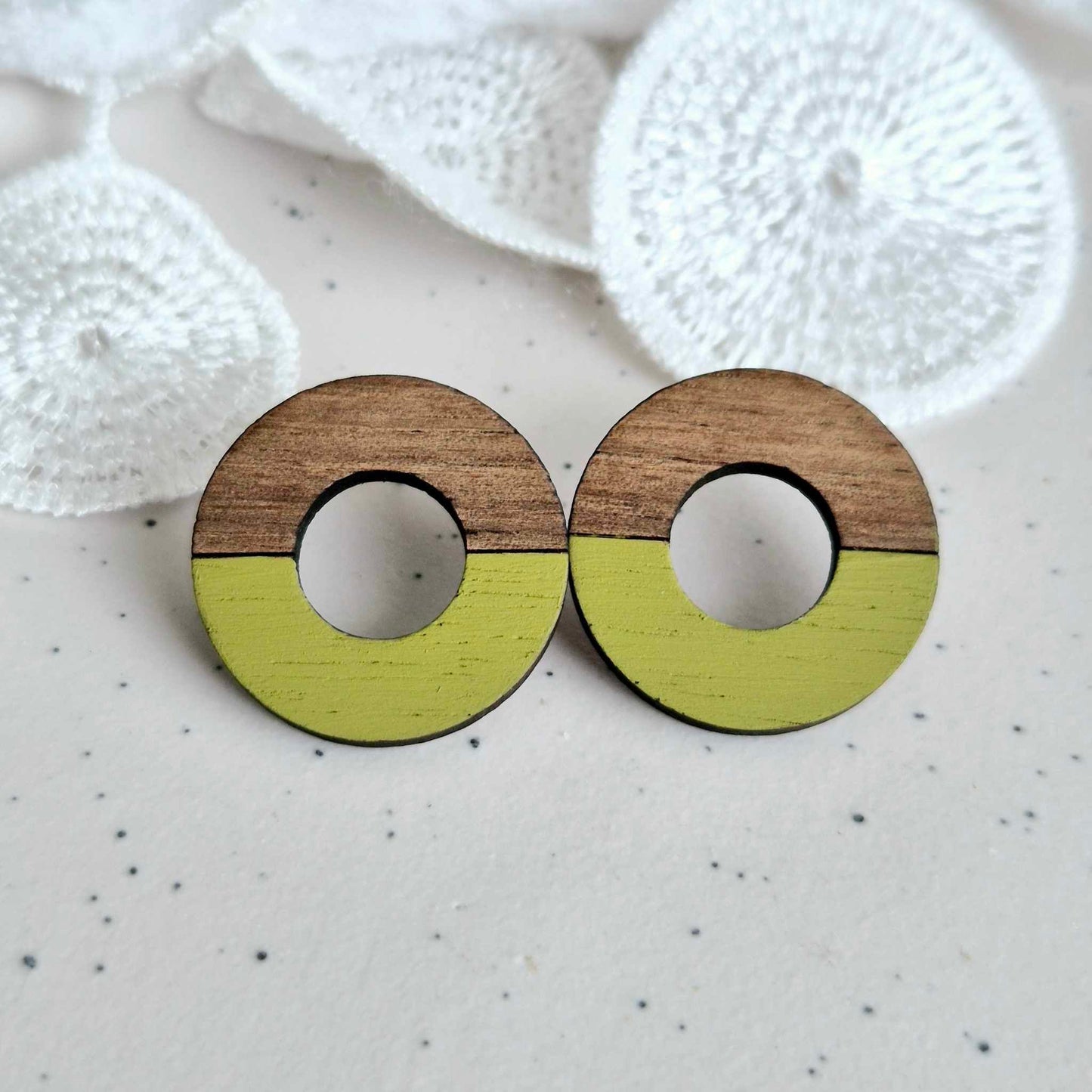 Moss Green Lifesaver Studs