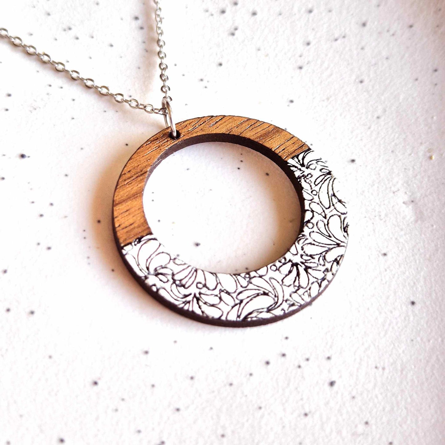 Floral Mist Pendant (chain optional)