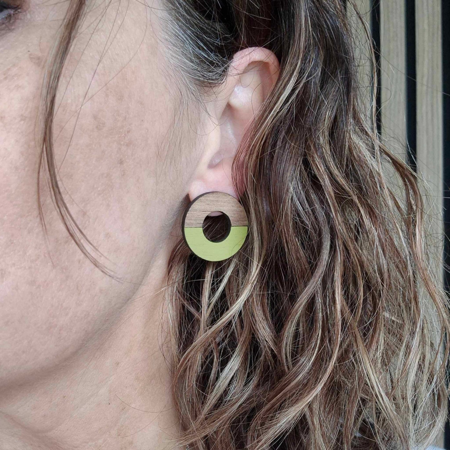 Moss Green Lifesaver Studs