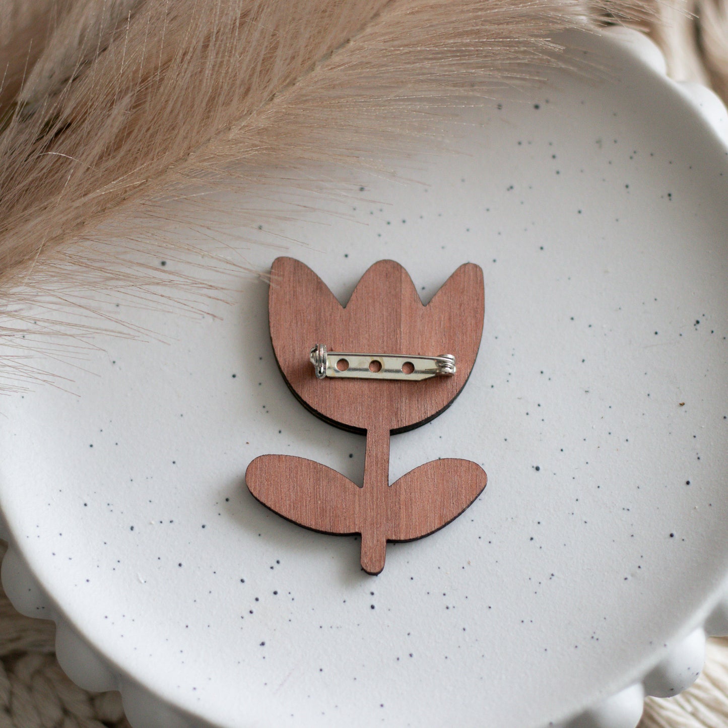 Tall Tulip Brooch