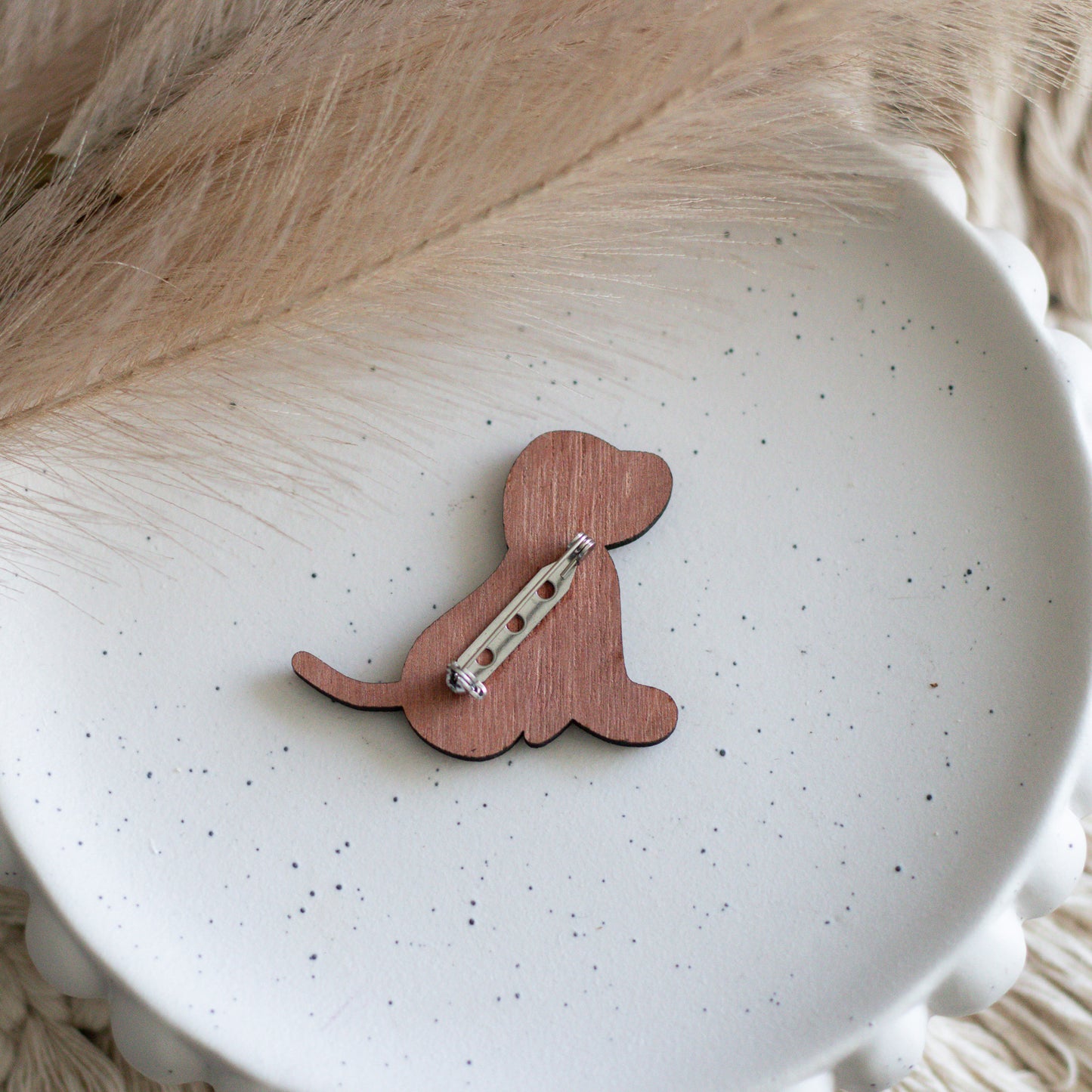 Personalised Dog Brooch