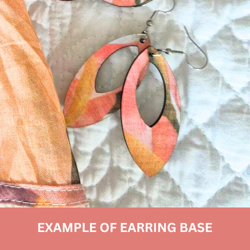 Made to Match Earrings (Basswood base)