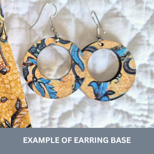 Made to Match Earrings (Basswood base)