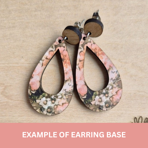 Made to Match Earrings (Basswood base)