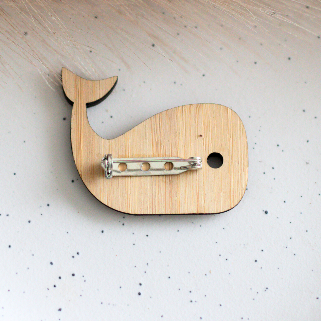 Whale Brooch
