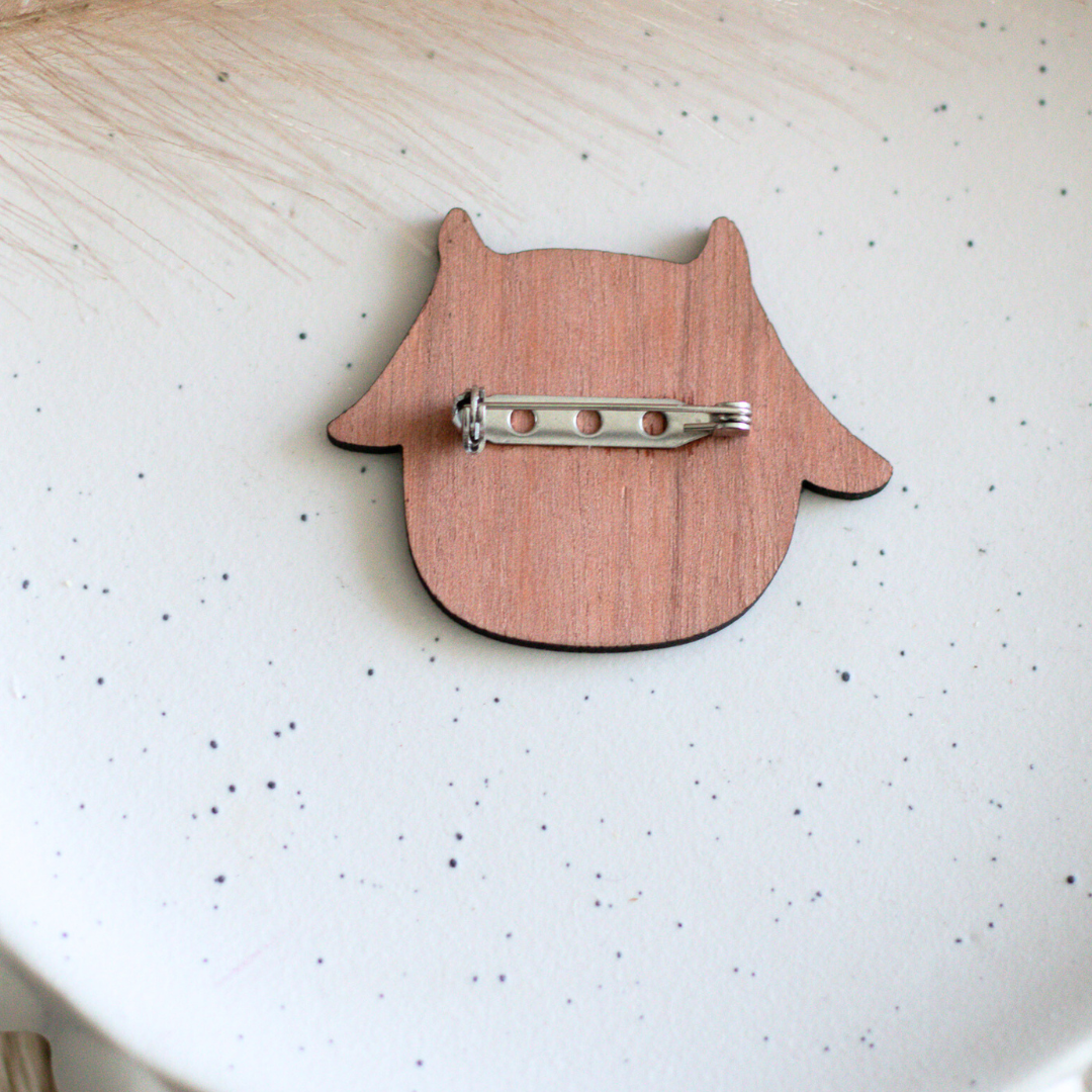 What a Hoot Brooch