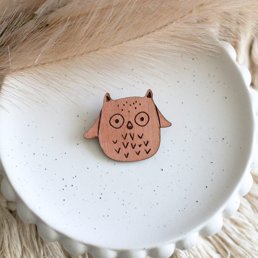 What a Hoot Brooch