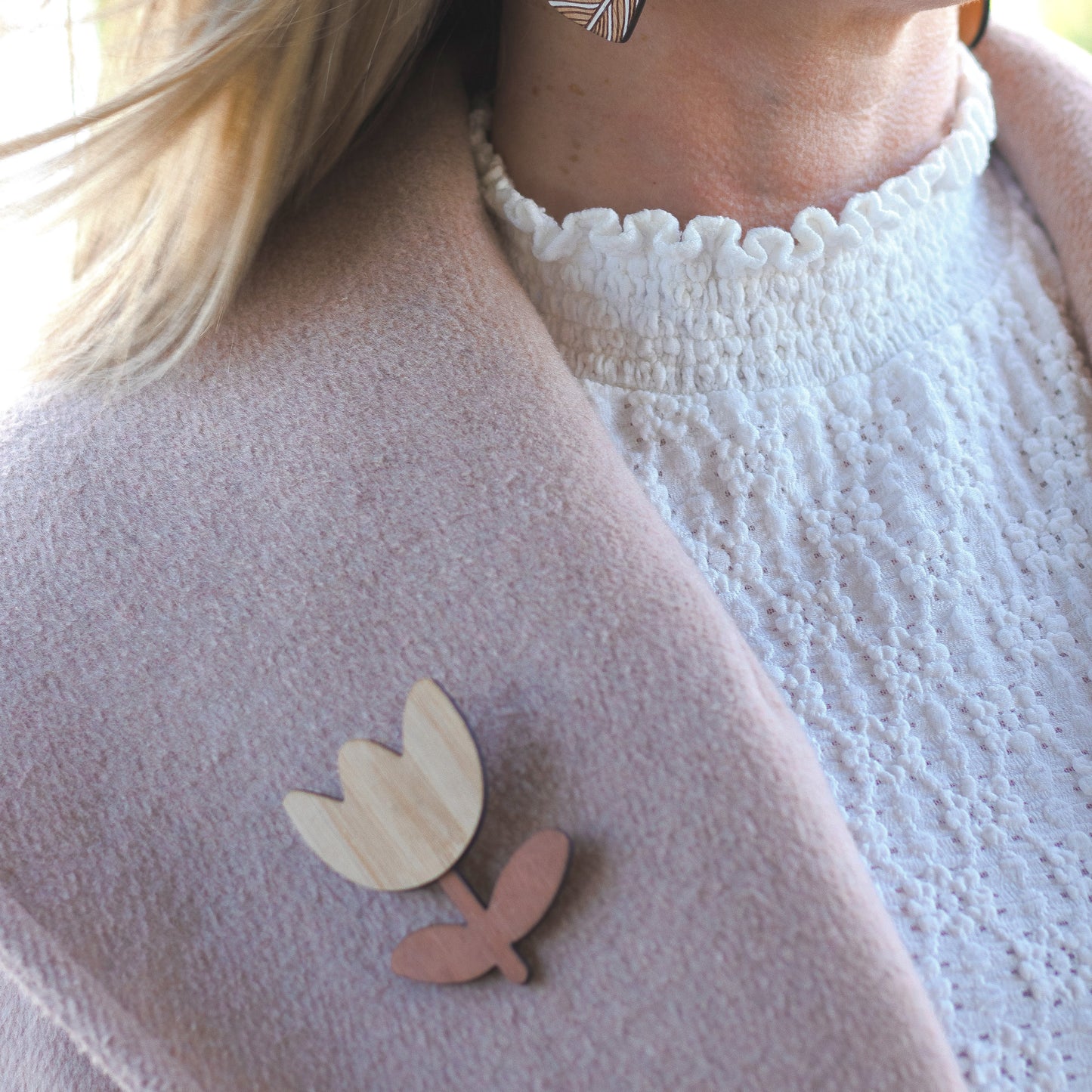 Tall Tulip Brooch