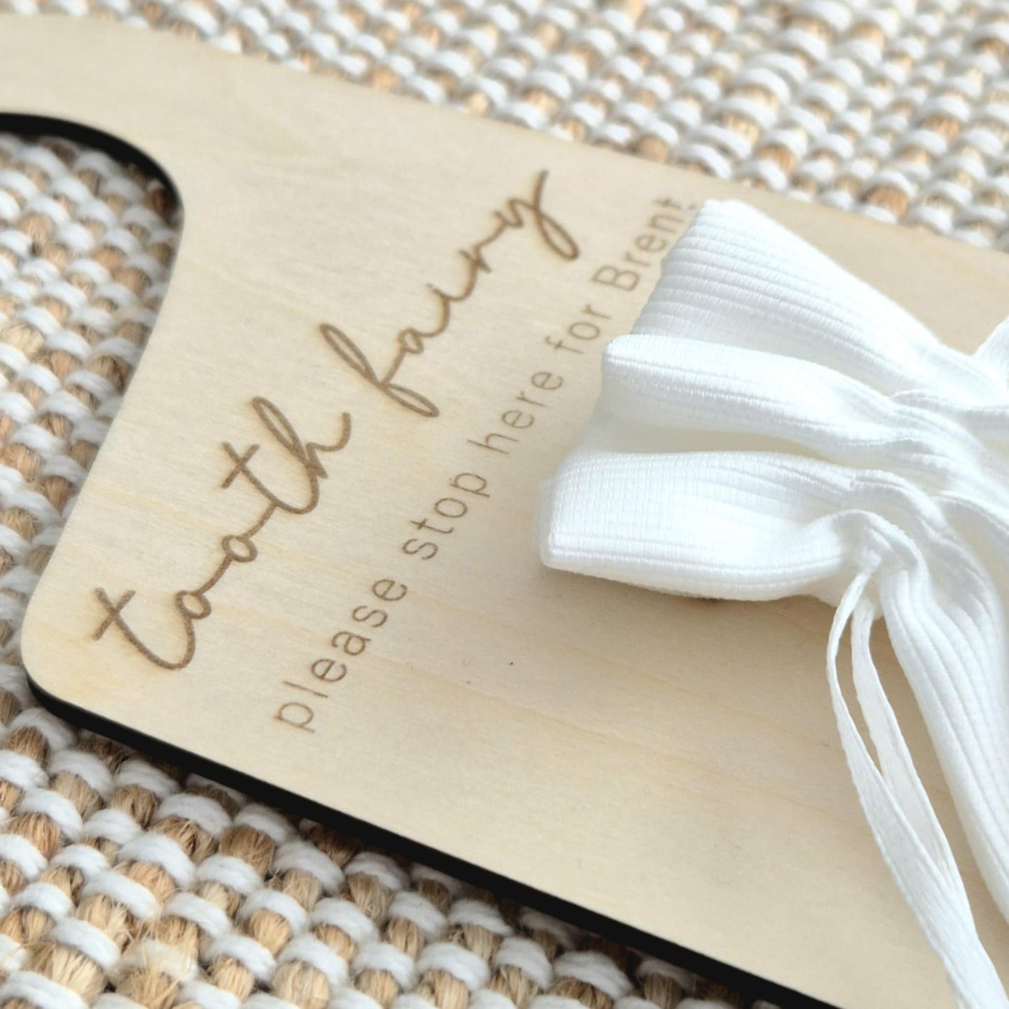 Personalised Tooth Fairy Door Hanger