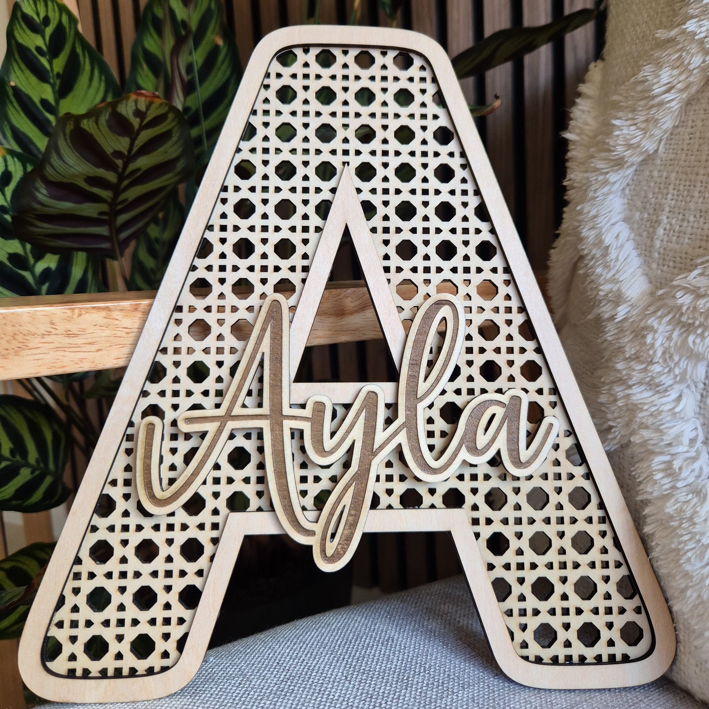 Personalised Alphabet Earring Stand