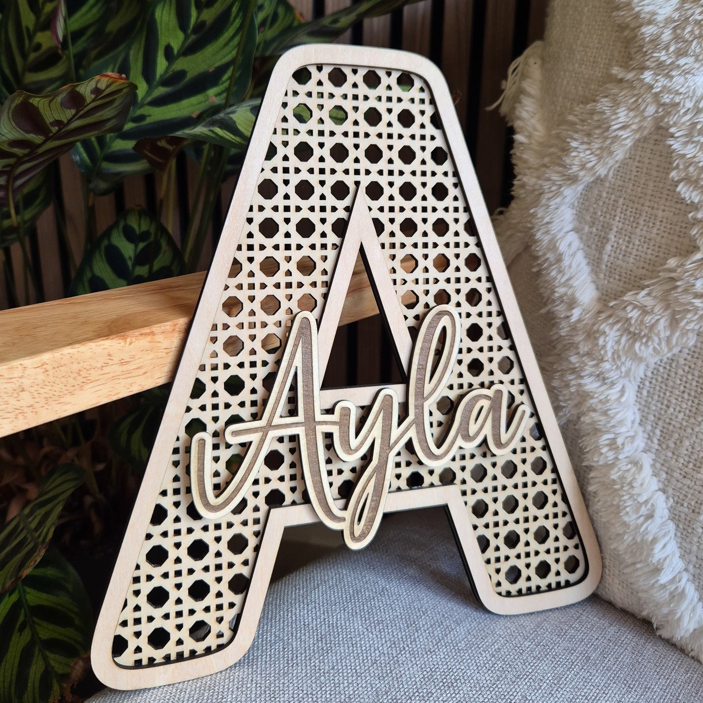 Personalised Alphabet Earring Stand