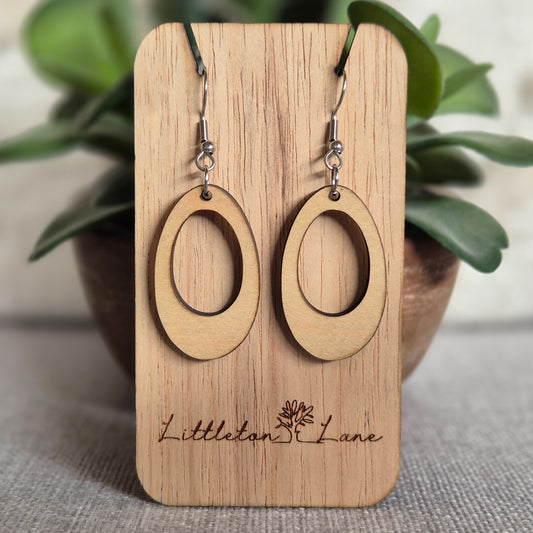 Open Oval Drops