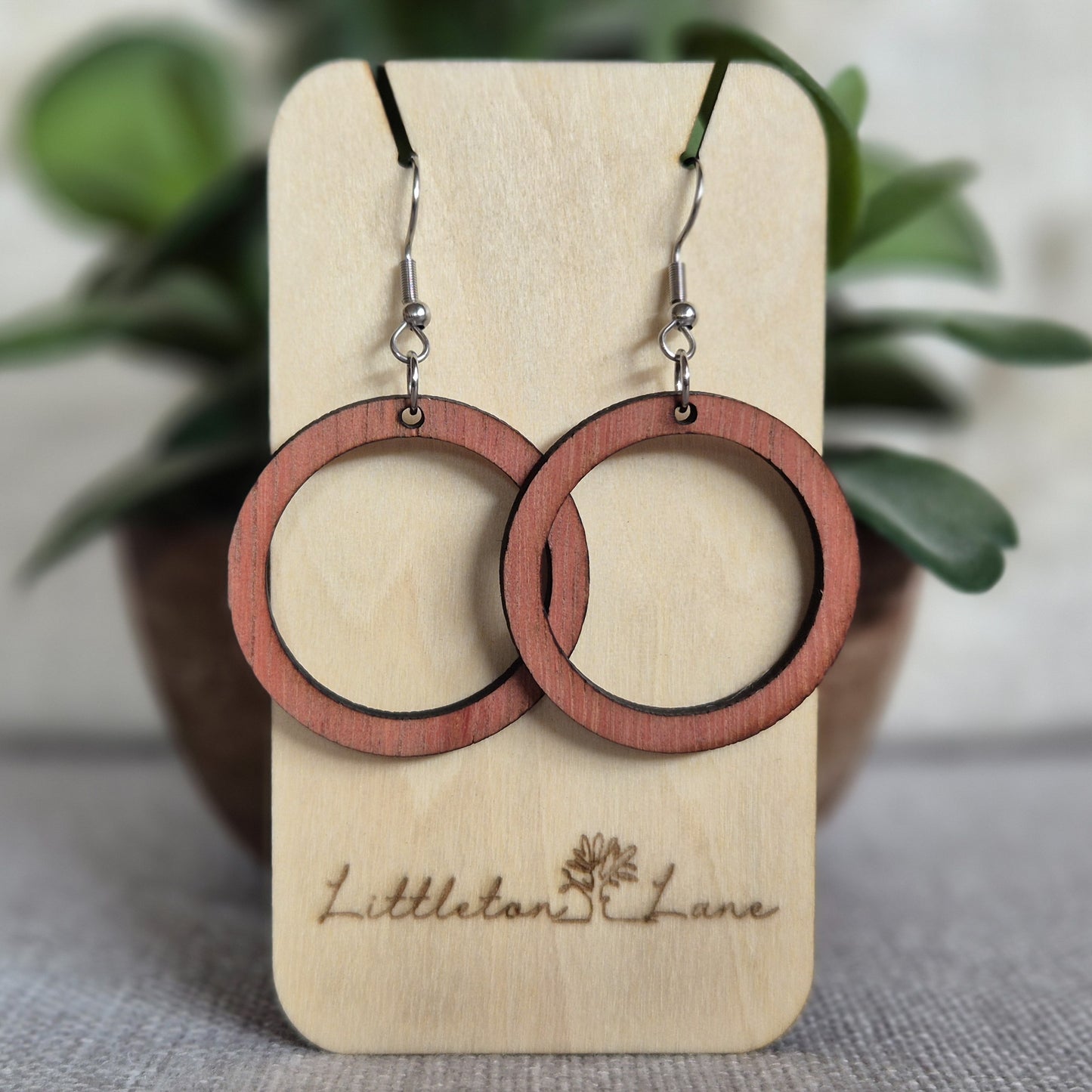 Made to Match Earrings (Basswood base)