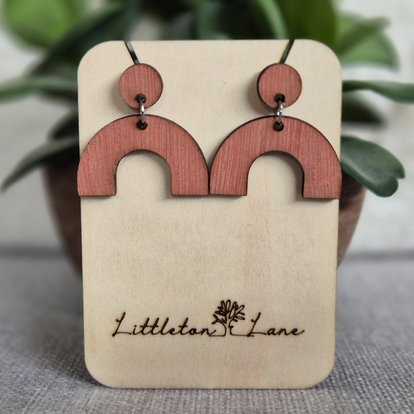 Made to Match Earrings (Basswood base)