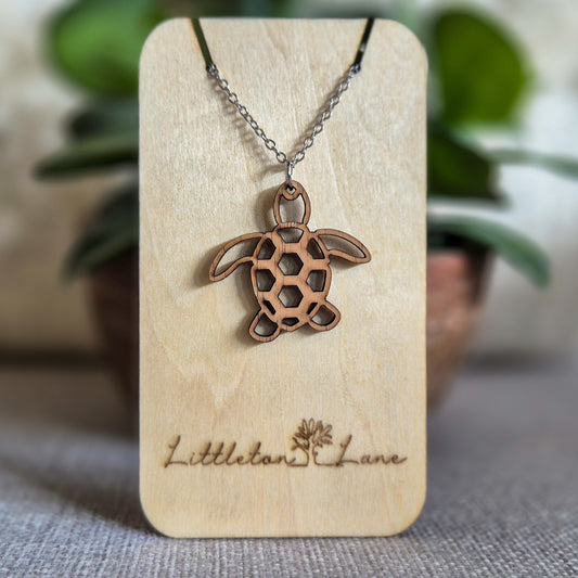 Turtle Pendant (chain optional)