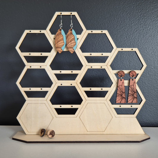 Hexagon Earring Stand