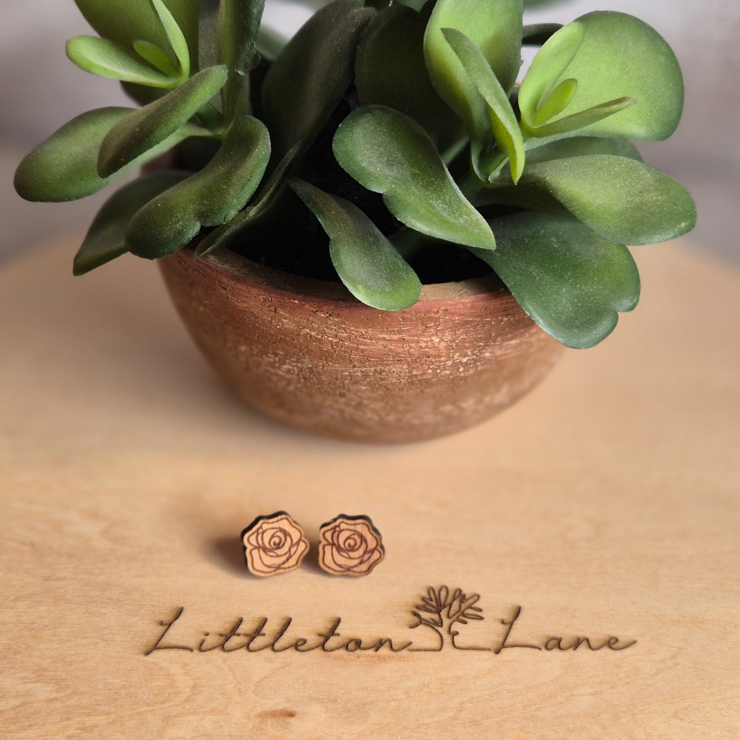 Myrtle Rose Studs