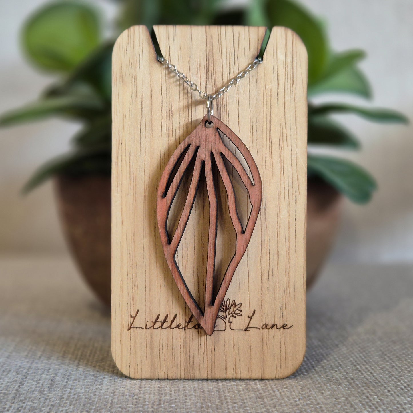 Leaf Pendant (chain optional)