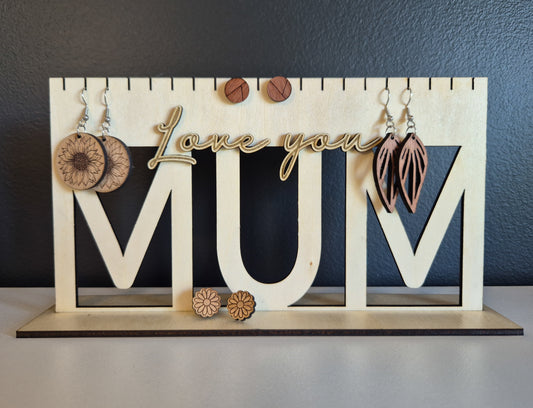 Love You Mum Earring Stand