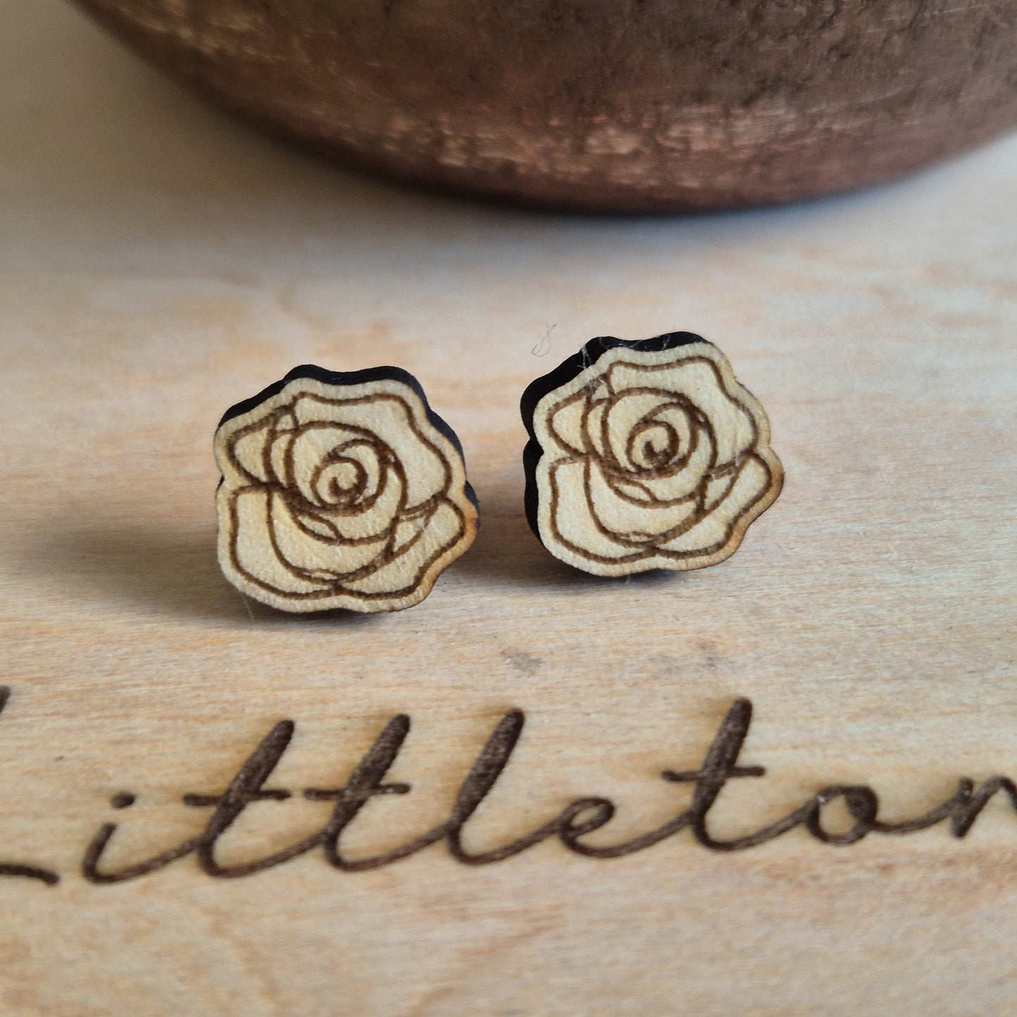 Myrtle Rose Studs